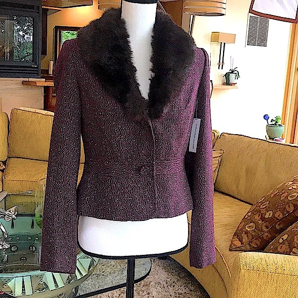 Hillard & Hanson Jackets & Coats Nwt Hilliard Hansen Purple